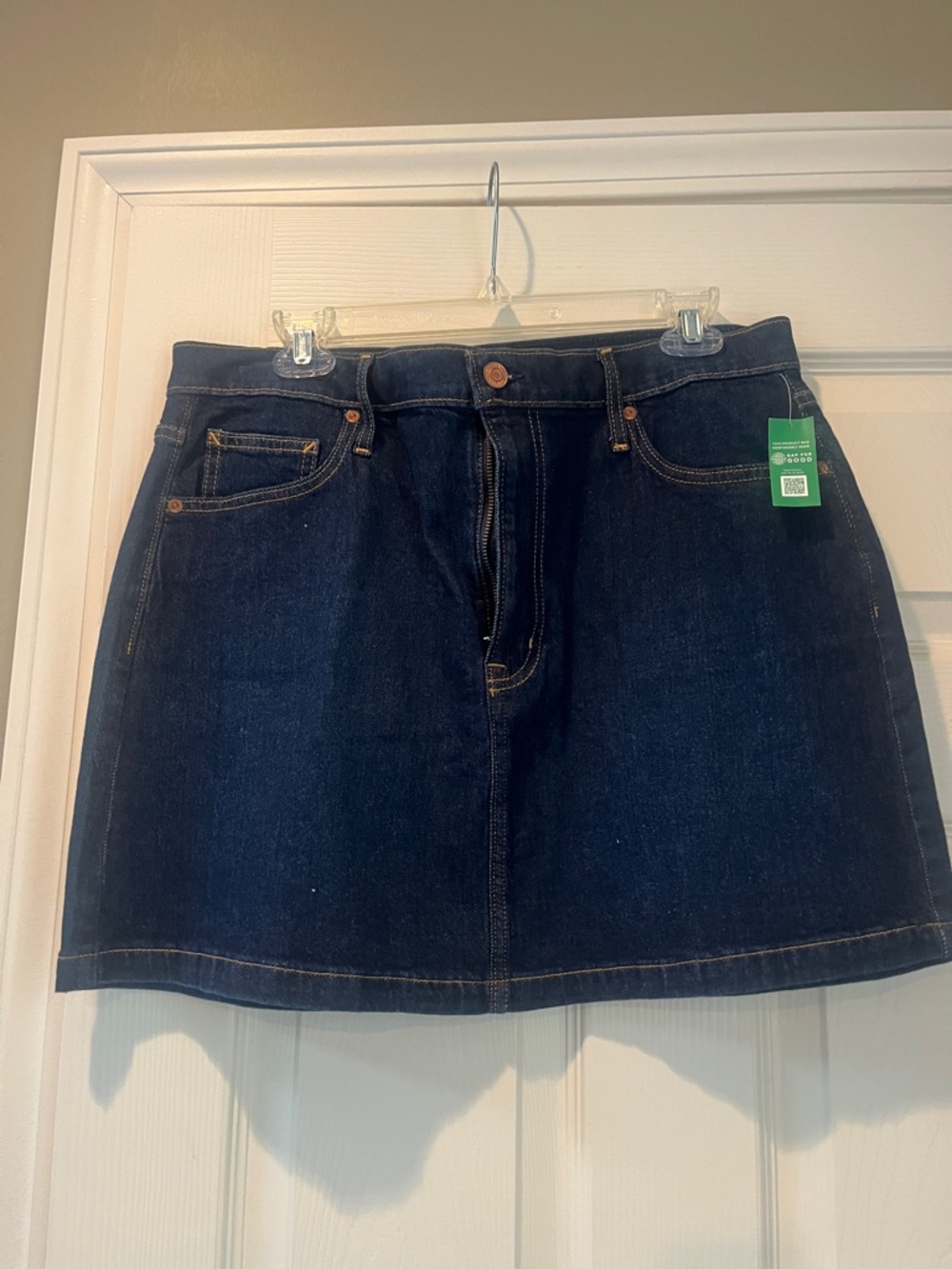 GAP Dark Blue Denim Mini Skirt